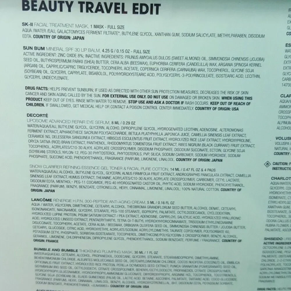 Bloomingdale’s Beauty Travel Essentials Gift Set 23 Piece Skincare Haircare